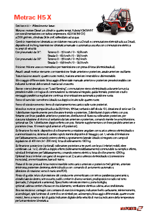 4WD Tractors Reform Werke Metrac H 5 X