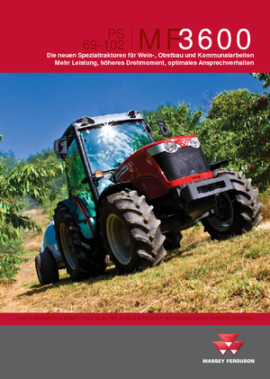 4WD Tractors Massey Ferguson MF 3640 GE