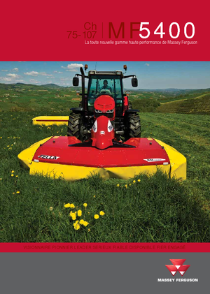 4WD Tractors Massey Ferguson MF 5450-4 Freisicht