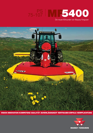 4WD Tractors Massey Ferguson MF 5450-4 Freisicht