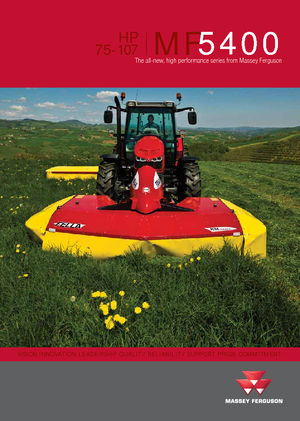 4WD Tractors Massey Ferguson MF 5450-4 Freisicht