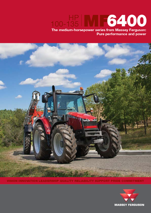 4WD Tractors Massey Ferguson MF 6455 Komfort