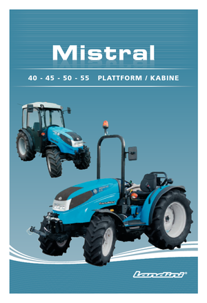 4WD Tractors Landini Mistral 55