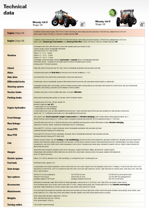 Traktörler 4wd Reform Werke Mounty 100 V