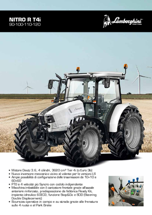 Traktörler 4wd Lamborghini Nitro R 100 DT GS