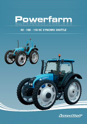 4WD Tractors Landini Powerfarm 110 HC
