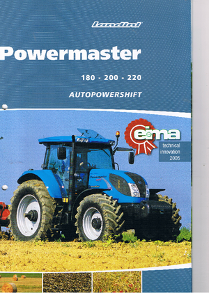 4WD Tractors Landini Powermaster 180