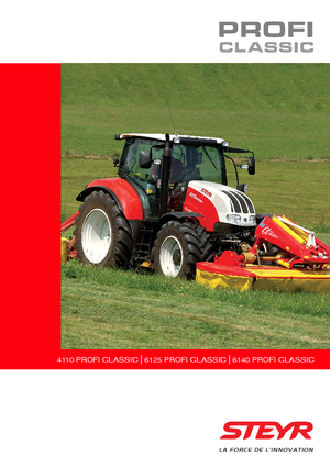 4WD Tractors Steyr 6125 Profi Classic Profi