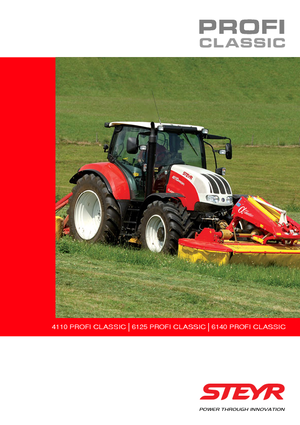 4WD Tractors Steyr 6125 Profi Classic Profi