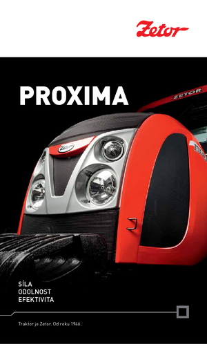 Traktörler 4wd Zetor Proxima 70 EKO