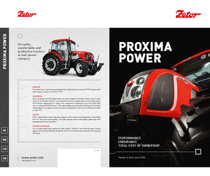 4WD Tractors Zetor Proxima Power 90