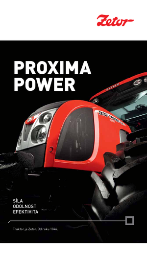 4WD Tractors Zetor Proxima Power 90