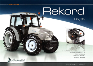 Traktörler 4wd Lamborghini Rekord 65