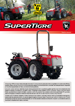 Traktörler 4wd Carraro Supertigre 5500