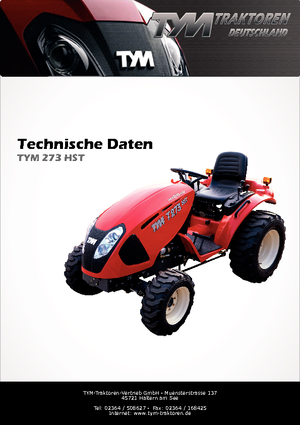 Traktörler 4wd TYM T273