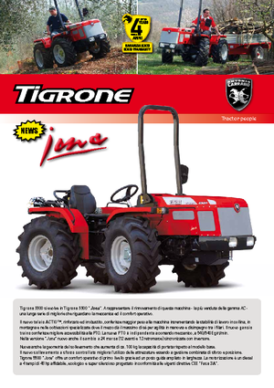Traktörler 4wd Carraro Tigrone 5500