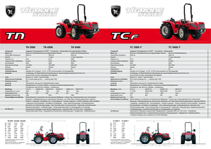 4WD Tractors Carraro Tigrone TC 5500 F