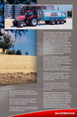 Traktörler 4wd McCormick TTX 230 E