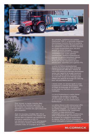 Traktörler 4wd McCormick TTX 230 E
