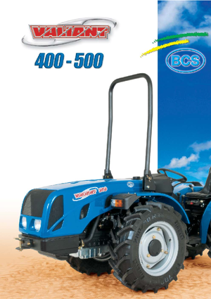 4WD Tractors BCS Valiant 400 AR