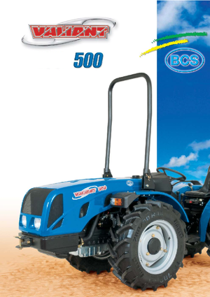 4WD Tractors BCS Valiant 500 AR