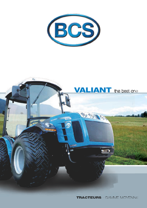 4WD Tractors BCS Valiant V650 RS