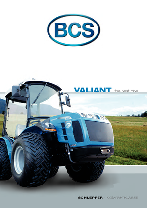 4WD Tractors BCS Valiant 650 AR