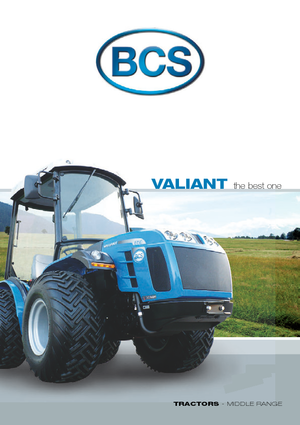 4WD Tractors BCS Valiant 650 AR