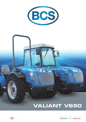 4WD Tractors BCS Valiant V650 RS