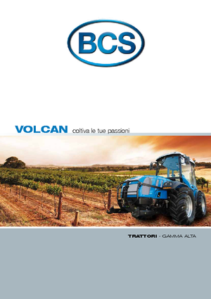 4WD Tractors BCS Volcan 750 RS