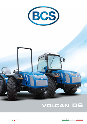 Traktörler 4wd BCS Volcan 950 DS