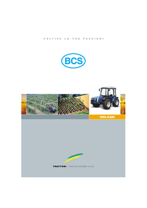 Traktörler 4wd BCS Volcan 950 AR