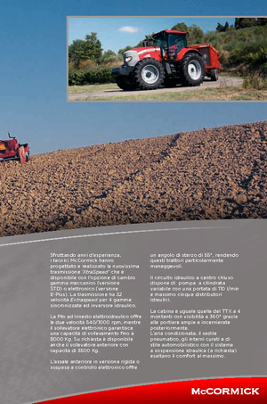 4WD Tractors McCormick XTX 165 M