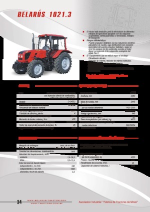 4WD Tractors Belarus 1021.3