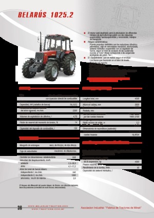 Traktörler 4wd Belarus 1025.2