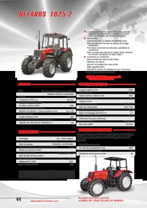 4WD Tractors Belarus 1025.2