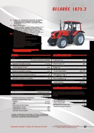 4WD Tractors Belarus 1025.3