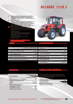 Traktörler 4wd Belarus 1220.3
