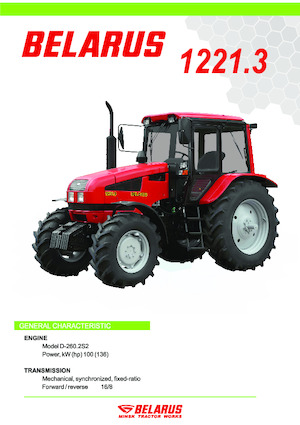 Traktörler 4wd Belarus 1221.3