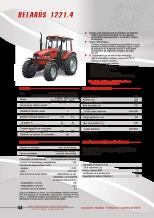 Traktörler 4wd Belarus 1221.4