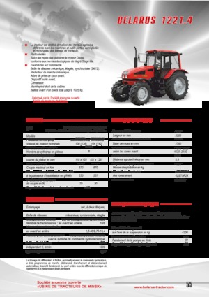 4WD Tractors Belarus 1221.4