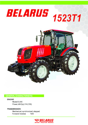 Traktörler 4wd Belarus 1523Т1