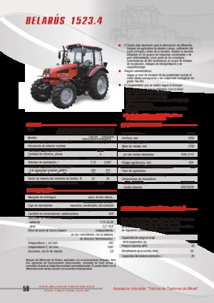 4WD Tractors Belarus 1523.4