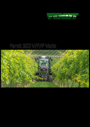 4WD Tractors Fendt 207 V Vario Power