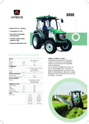 4WD Tractors Arbos 3055