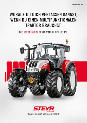 4WD Tractors Steyr 4100 Multi Komfort