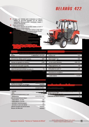 4WD Tractors Belarus 422