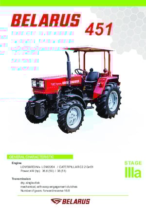 4WD Tractors Belarus 451