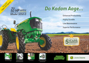 4WD Tractors John Deere 5050
