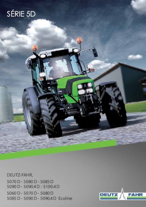 Traktörler 4wd DEUTZ-FAHR 5080 D Ecoline